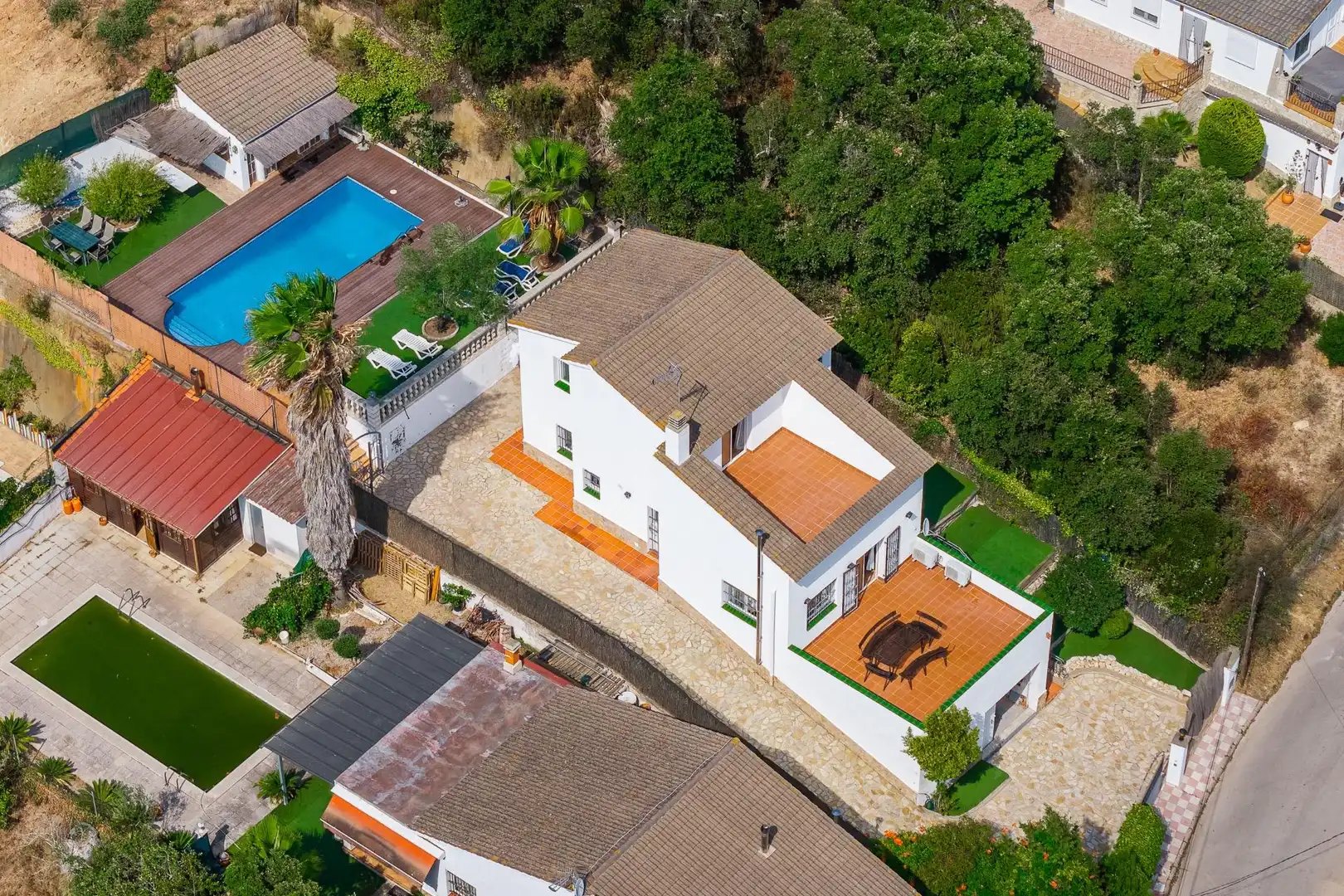 Vista exterior de Casa o chalet en venta en Vidreres con Aire acondicionado, Calefacción y Jardín privado