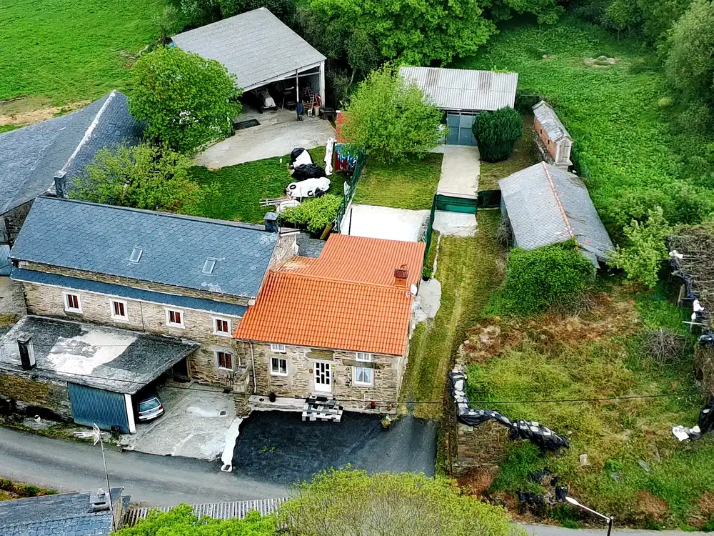Vista exterior de Casa o chalet en venta en Aranga con Amueblado, Horno y Lavadora