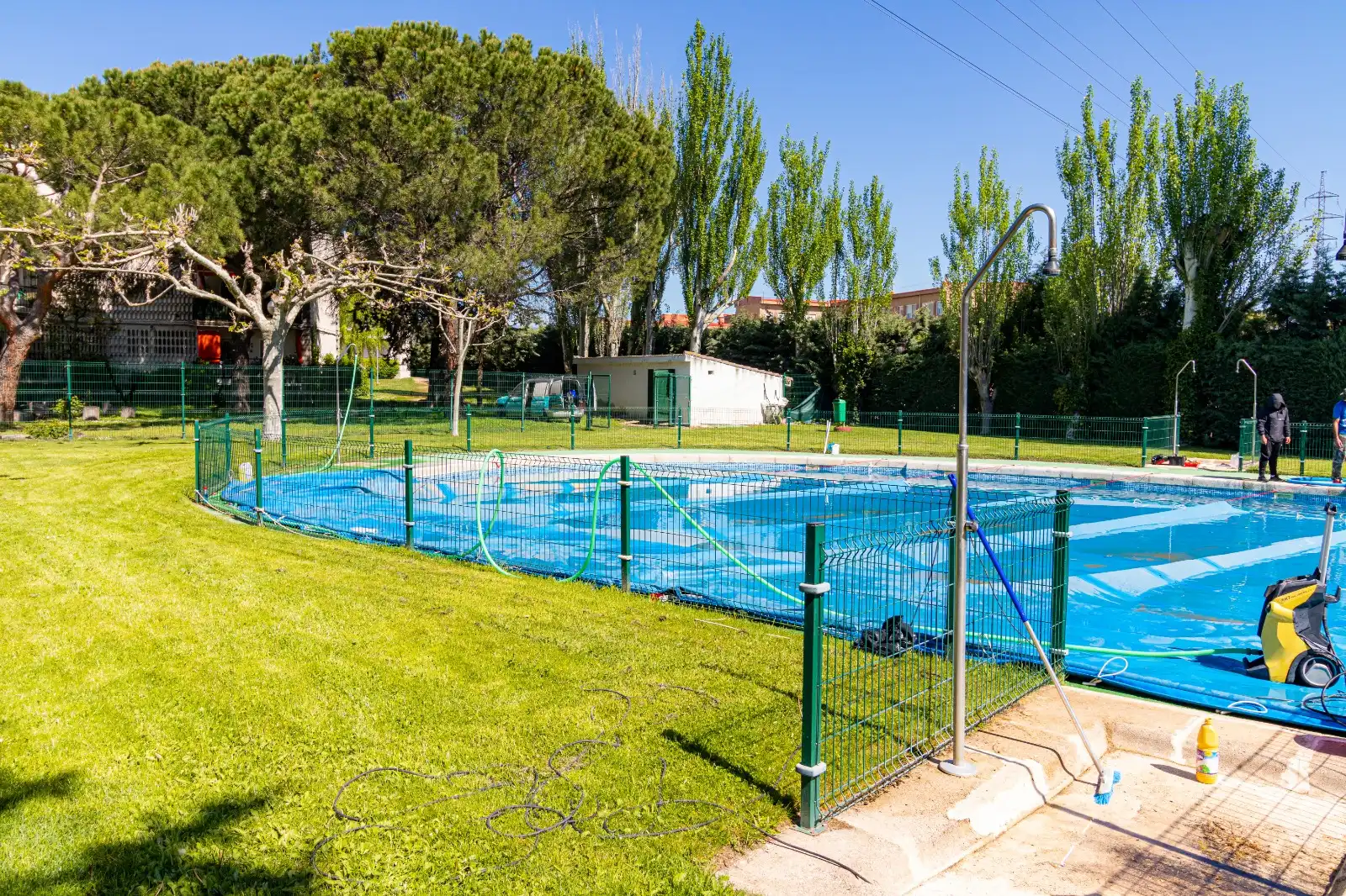 Piscina de Pis en venda en Collado Villalba amb Calefacció, Parquet i Terrassa