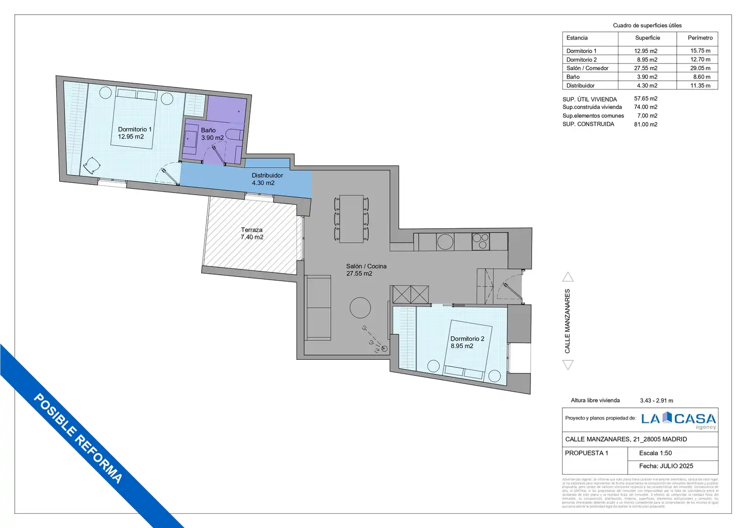 Planta baja en venta en Madrid con Calefacción