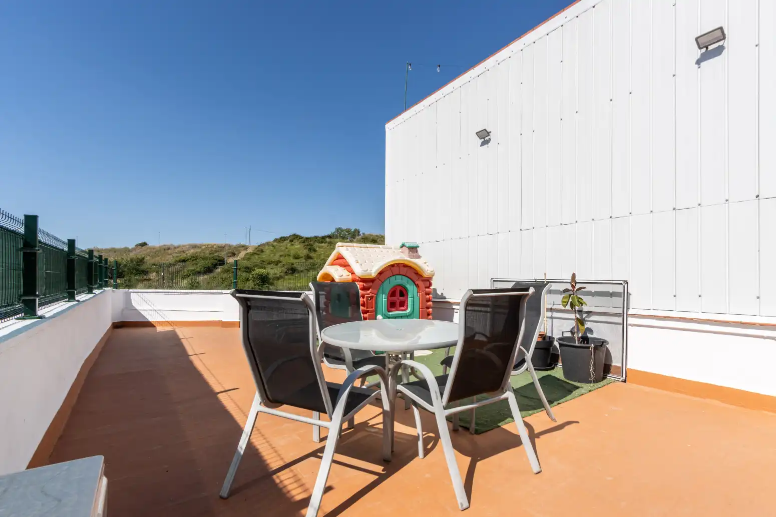 Terrace of Flat for sale in Terrassa  with Heating, Parquet flooring and Terrace
