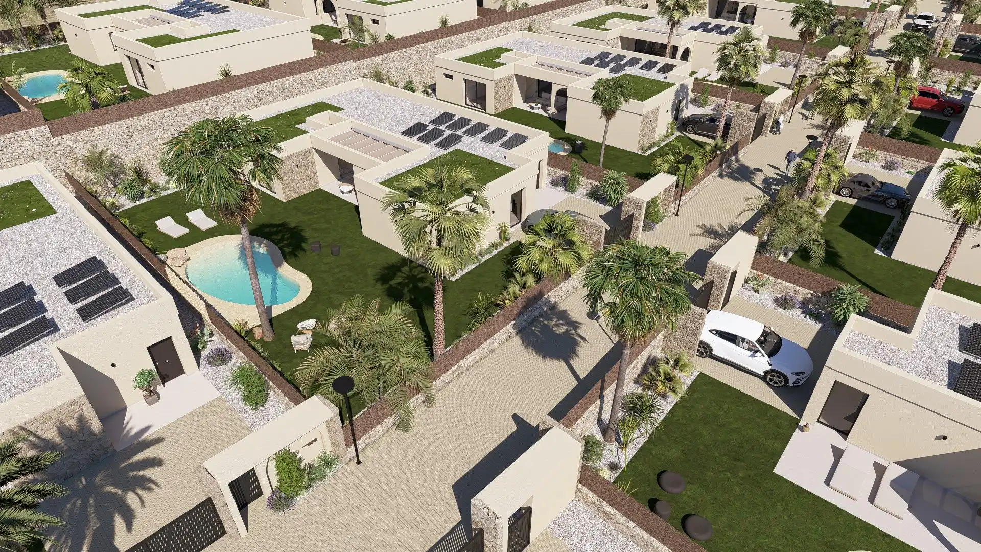 Vista exterior de Casa o chalet en venta en Murcia con Aire acondicionado, Terraza y Piscina