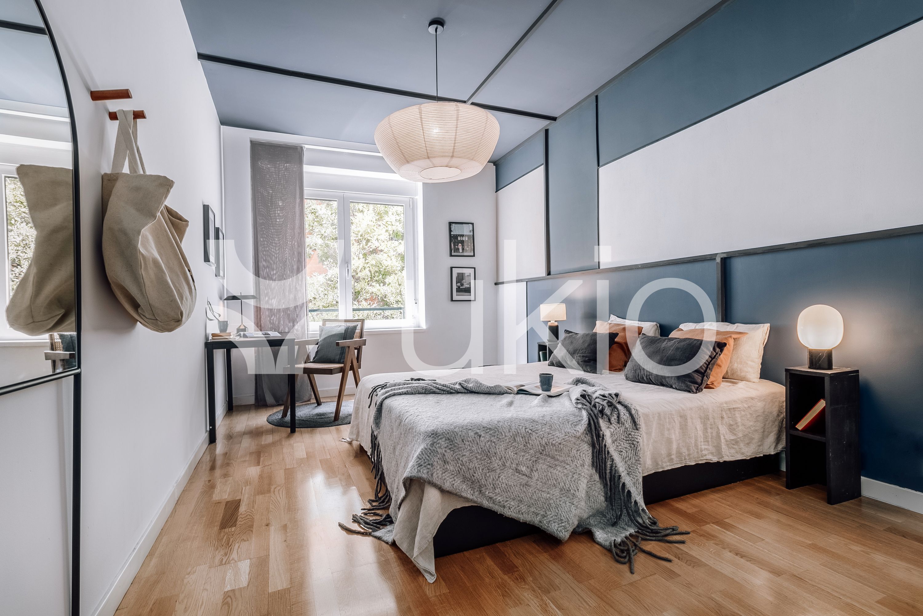 Bedroom of Apartment to rent in  Madrid Capital  with Air Conditioner, Furnished and Oven