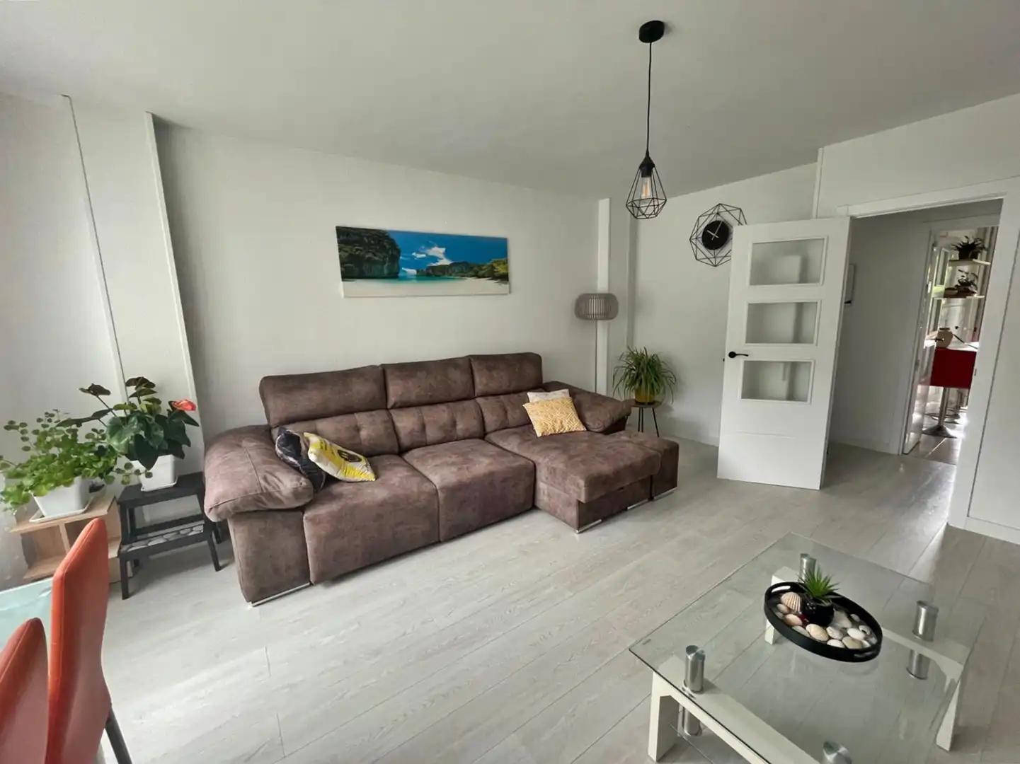 Sala d'estar de Pis en venda en Piélagos amb Calefacció, Parquet i Terrassa