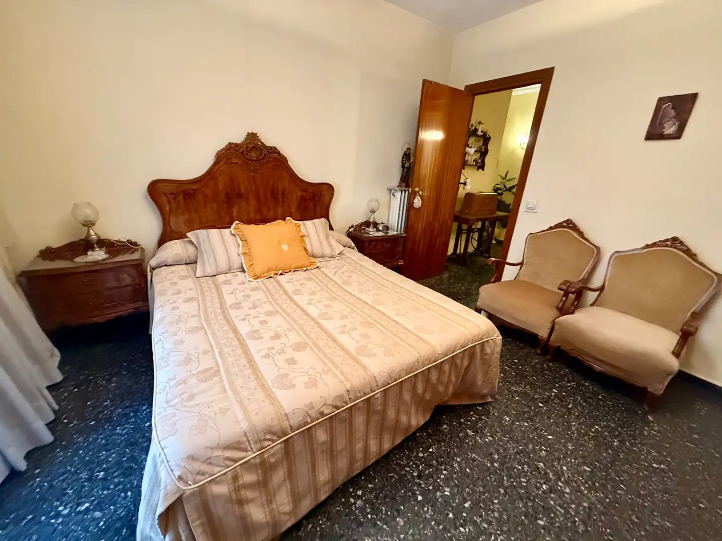 Bedroom of Flat for sale in Ciudad Real  with Air Conditioner, Heating and Furnished