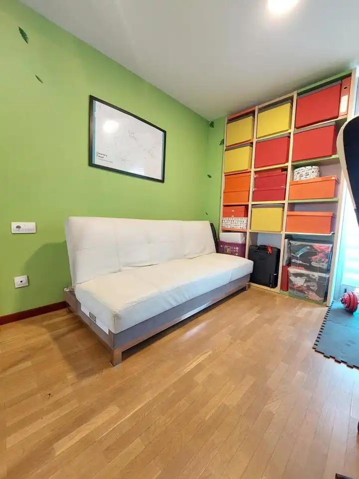 Sala de estar de Piso en venta en Gijón  con Calefacción, Trastero y Amueblado