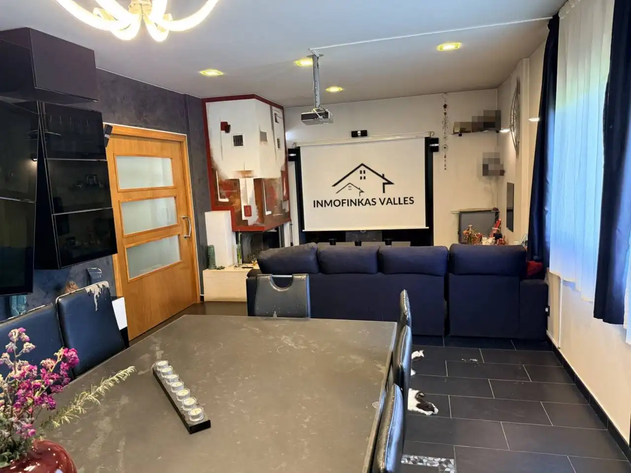 Sala de estar de Casa o chalet en venta en Lliçà de Vall con Aire acondicionado, Calefacción y Jardín privado