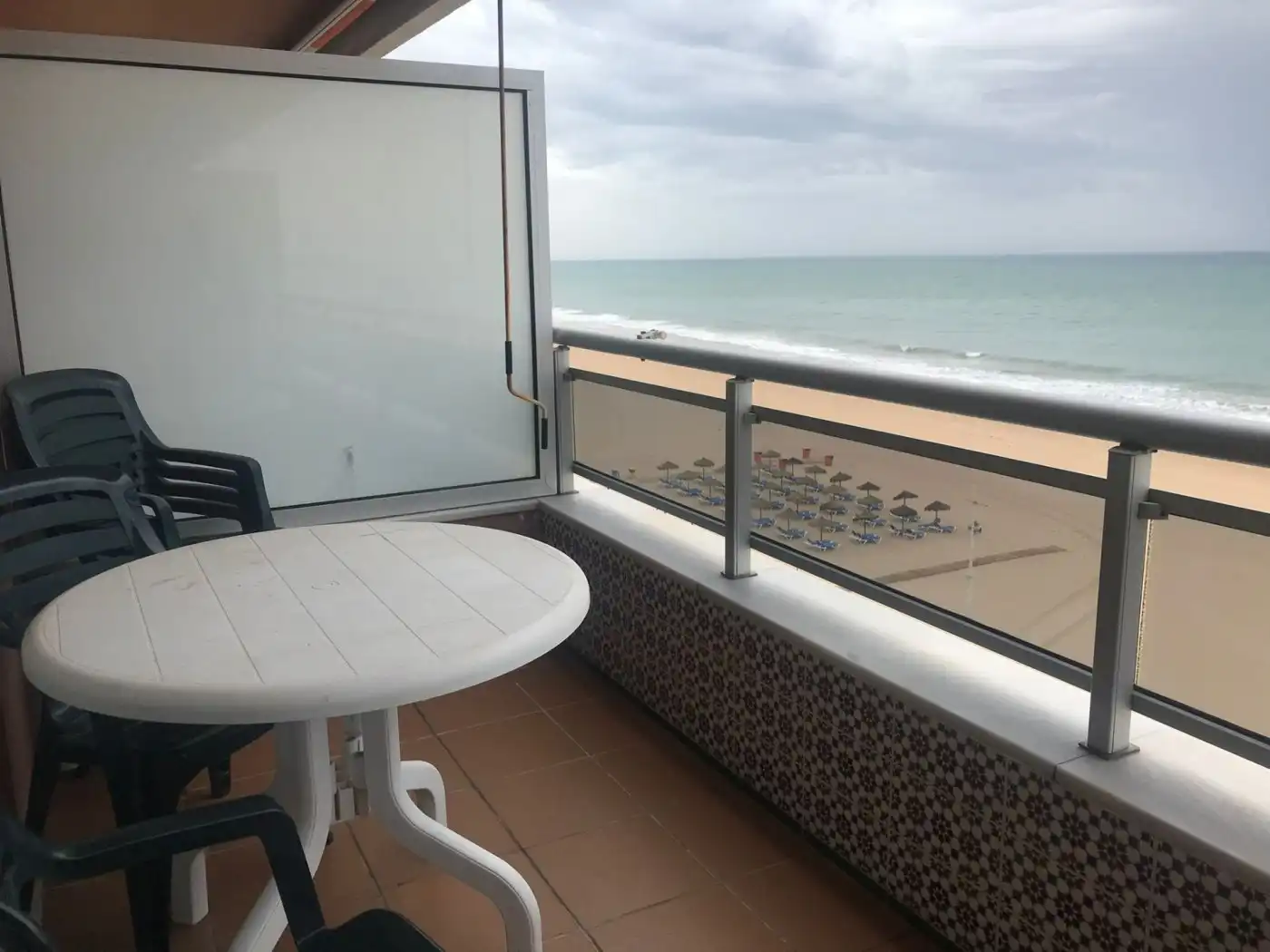 Terraza de Dúplex de alquiler en Cádiz con Terraza y Amueblado
