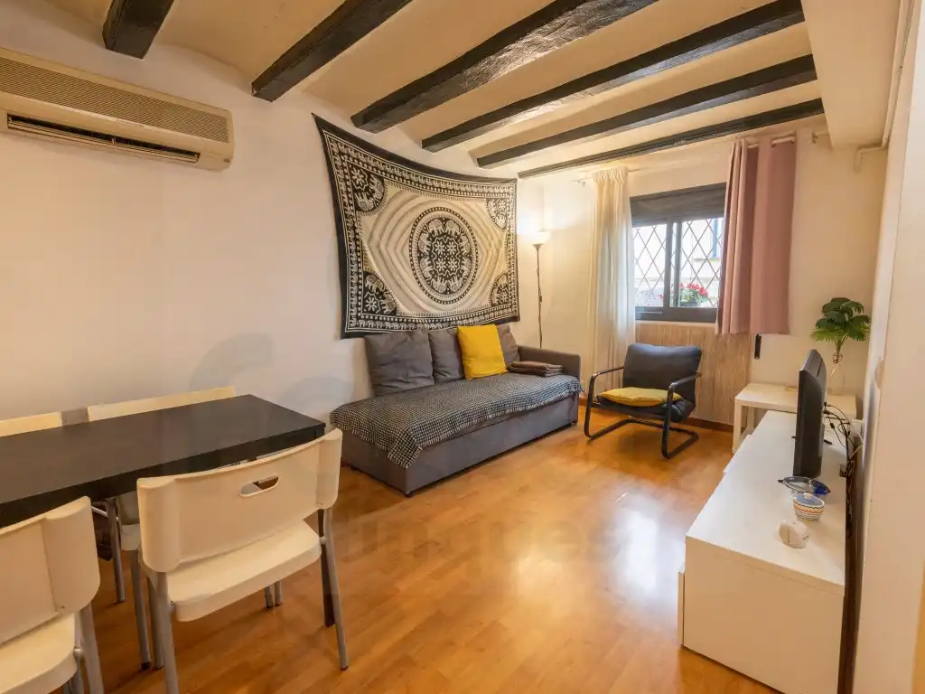 Sala de estar de Apartamento en venta en Barcelona