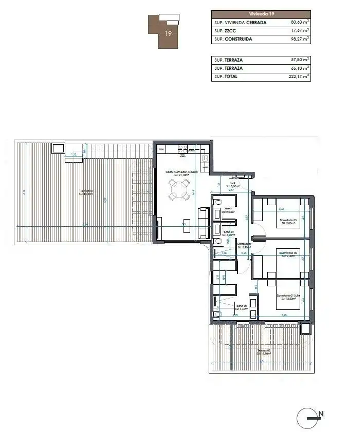 Penthouse mit Pool zum Verkauf in Puerto Deportivo, imagen 13