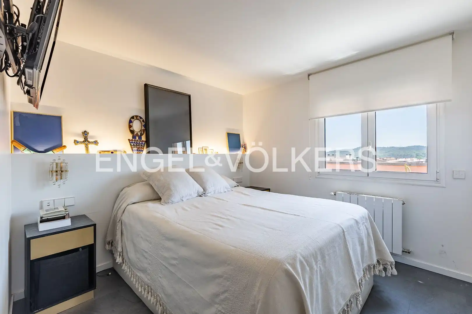 Bedroom of Attic for sale in Sant Cugat del Vallès  with Heating, Parquet flooring and Swimming Pool