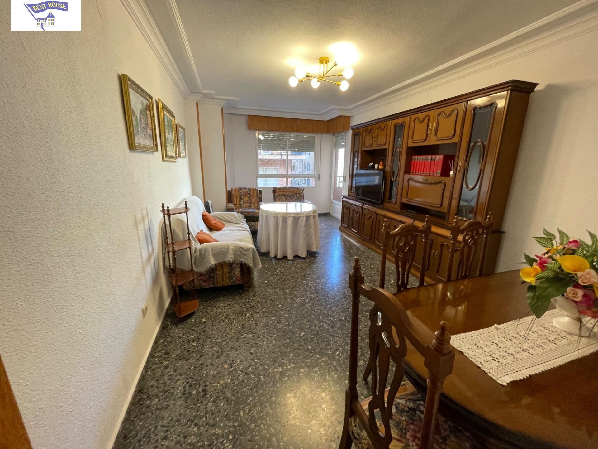 Living room of Flat to rent in  Albacete Capital  with Balcony