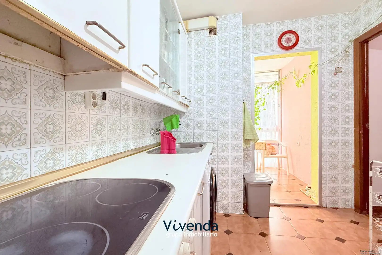 Kitchen of Flat for sale in Móstoles  with Heating, Parquet flooring and Terrace
