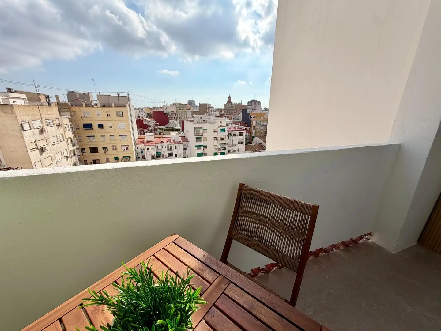 Balcony of Flat for sale in Valencia  with Air Conditioner, Furnished and Balcony