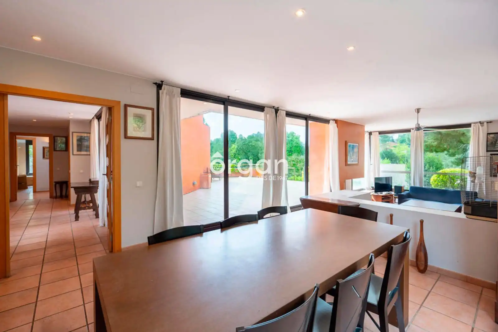 Esszimmer von Haus oder Chalet zum Verkauf in Cerdanyola del Vallès mit Klimaanlage, Heizung und Abstellraum
