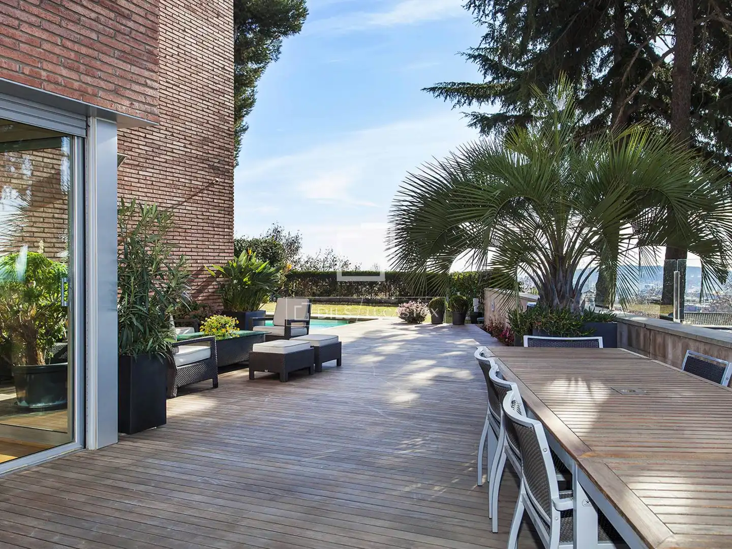 Terraza de Casa o chalet de alquiler en Barcelona con Aire acondicionado, Calefacción y Jardín privado