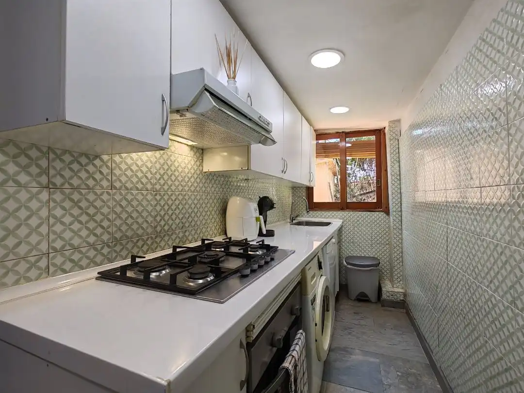 Cocina de Casa adosada en venta en Castellón de la Plana / Castelló de la Plana con Calefacción, Jardín privado y Terraza