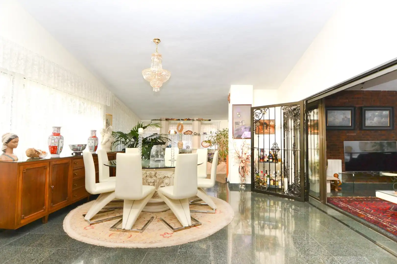 Dining room of Houses for sale in Villanueva de la Cañada  with Air Conditioner, Private garden and Terrace