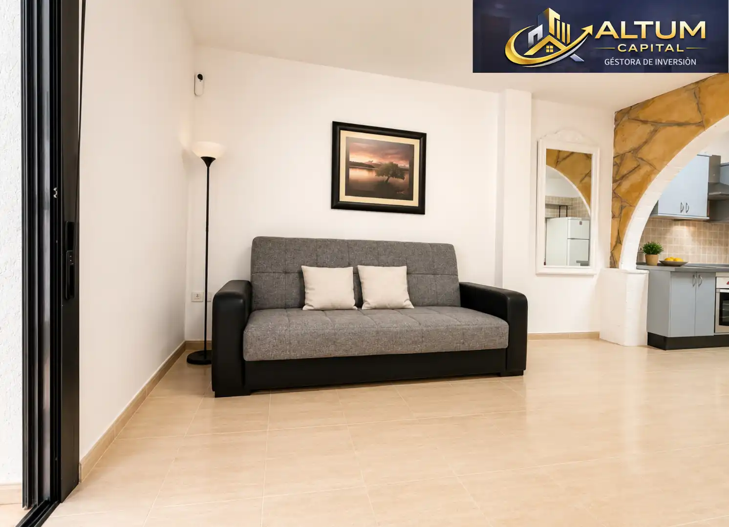 Sala de estar de Piso en venta en Arona con Trastero, Amueblado y Horno