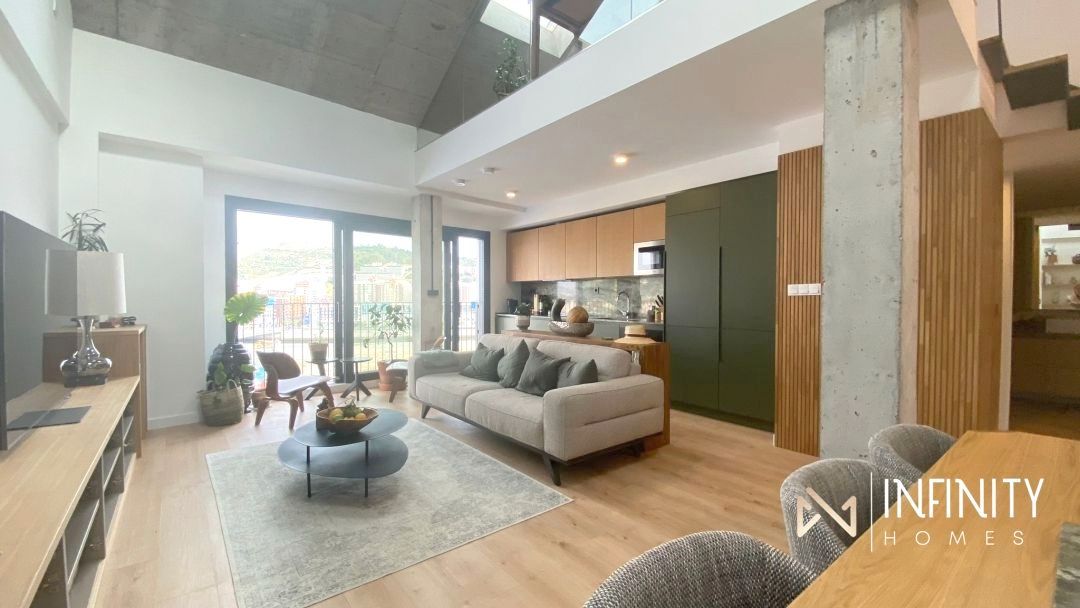 Living room of Duplex to rent in Bilbao   with Heating and Private garden