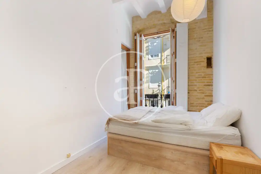 Schlafzimmer von Wohnung zum Verkauf in Valencia mit Klimaanlage, Heizung und Terrasse