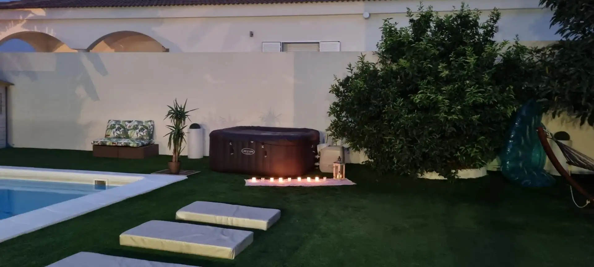 Terraza de Casa o chalet en venta en Los Barrios con Aire acondicionado, Calefacción y Jardín privado