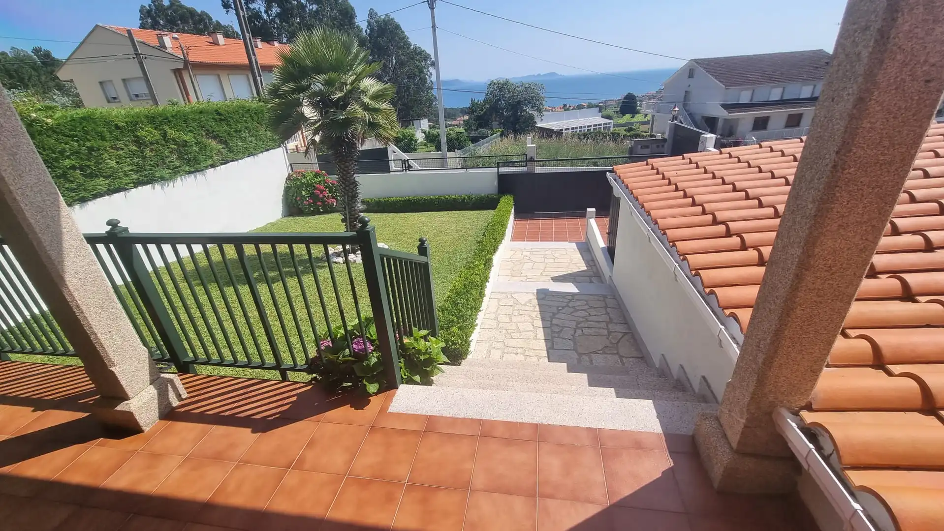 Garden of Detached homes for rent in Sanxenxo  with Private garden, Terrace and Furnished