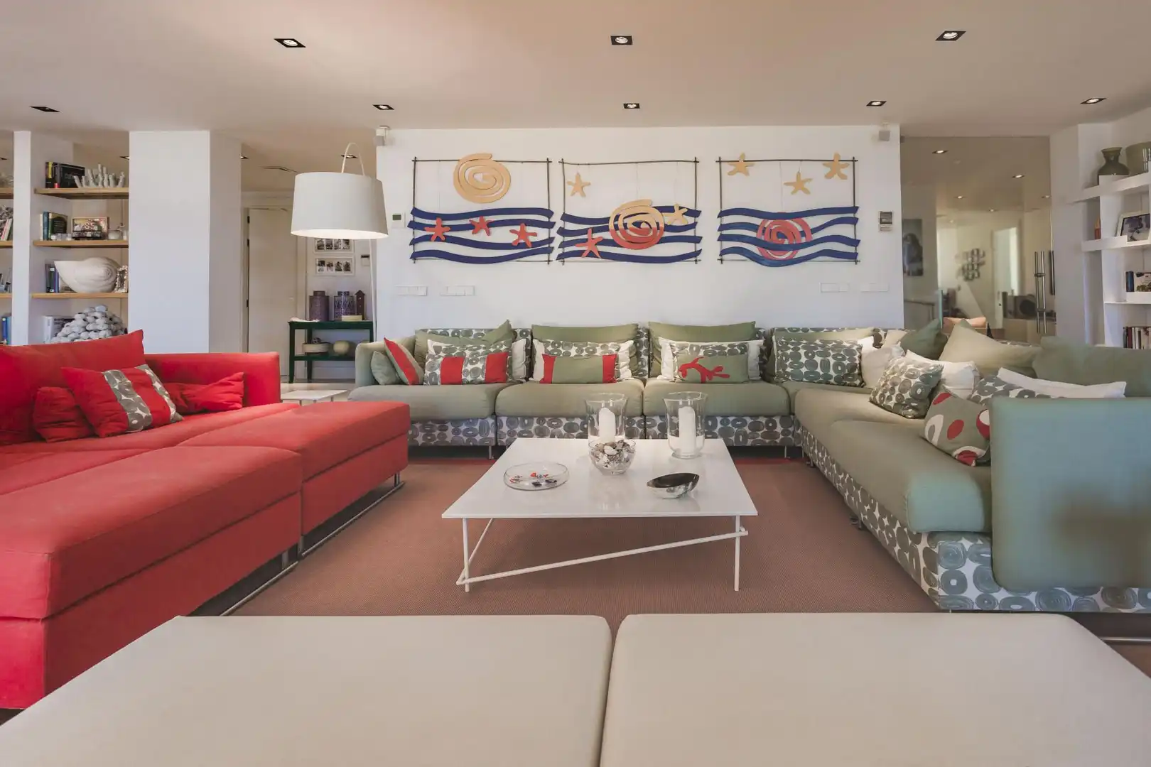 Wohnzimmer von Erdgeschoss zur Miete in Marbella mit Klimaanlage, Heizung und Terrasse