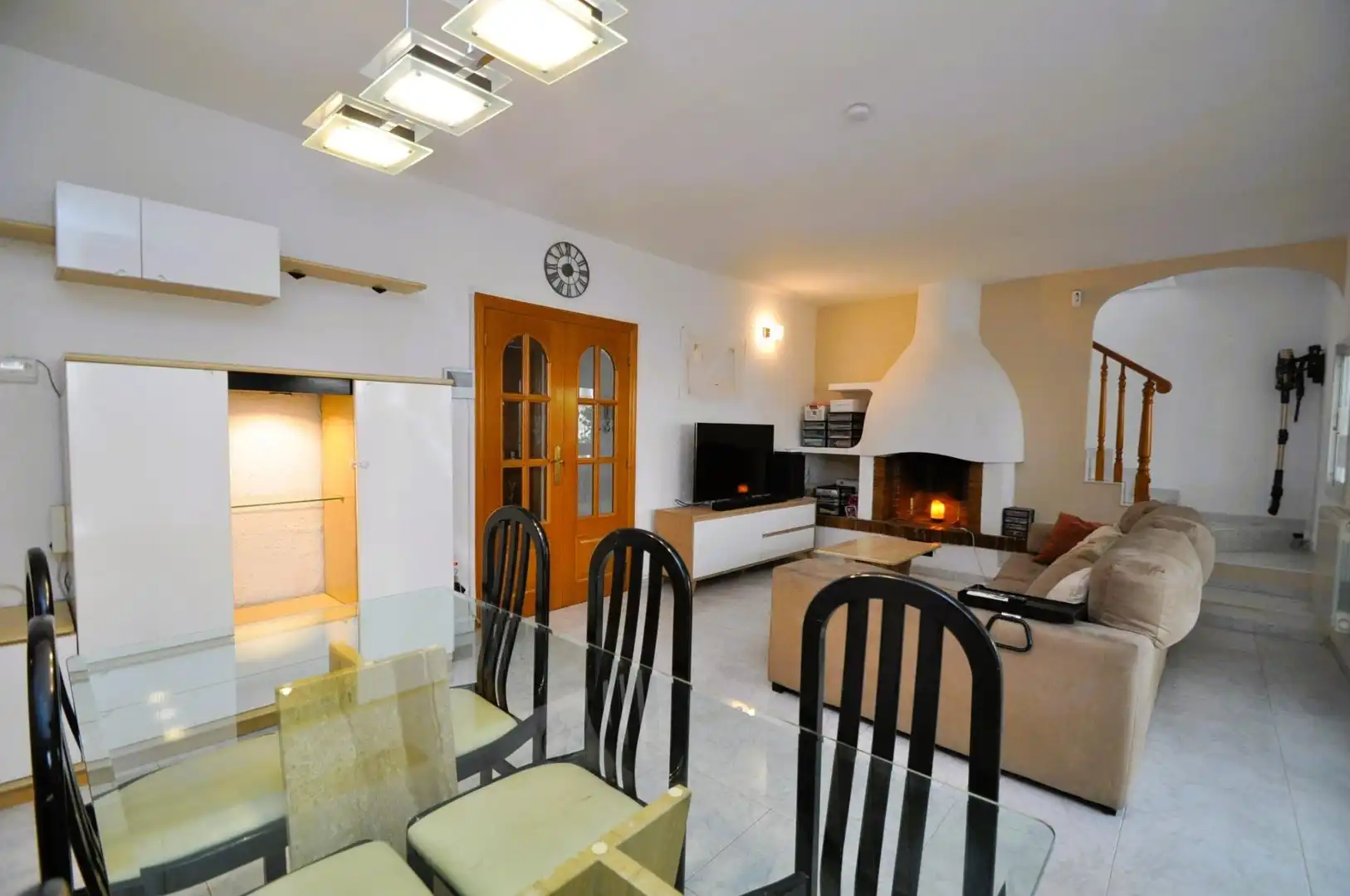 Wohnzimmer von Haus oder Chalet zum Verkauf in La Ràpita mit Privatgarten, Terrasse und Schwimmbad
