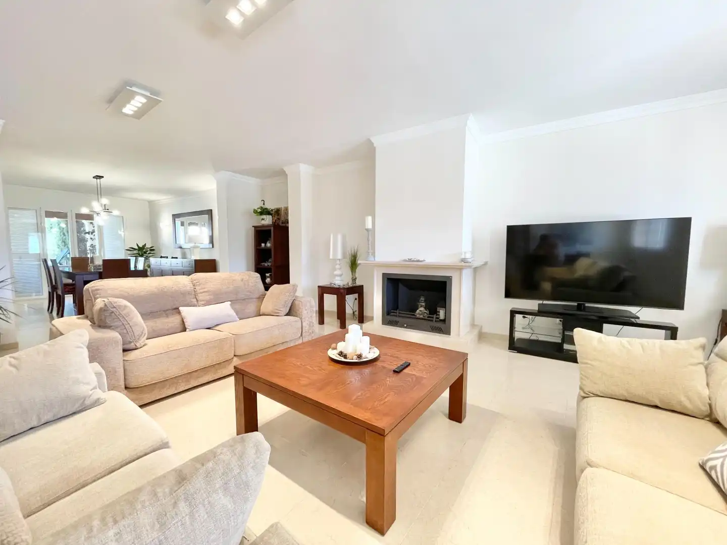 Wohnzimmer von Haus oder Chalet zum Verkauf in Llucmajor mit Klimaanlage, Privatgarten und Balkon