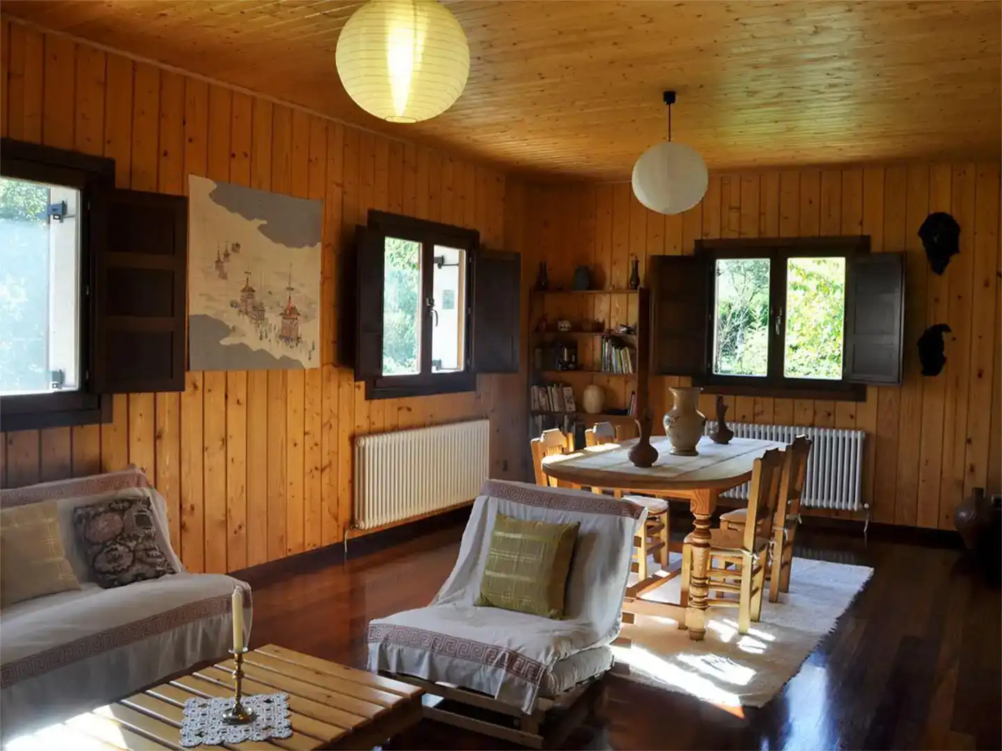 Menjador de Finca rústica en venda en Zambrana amb Jardí privat, Parquet i Moblat