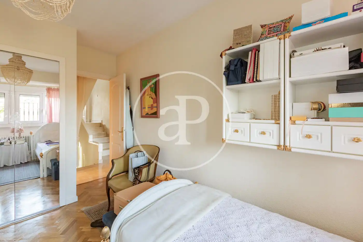 Bedroom of Detached homes for sale in Madrid  with Air Conditioner, Heating and Private garden