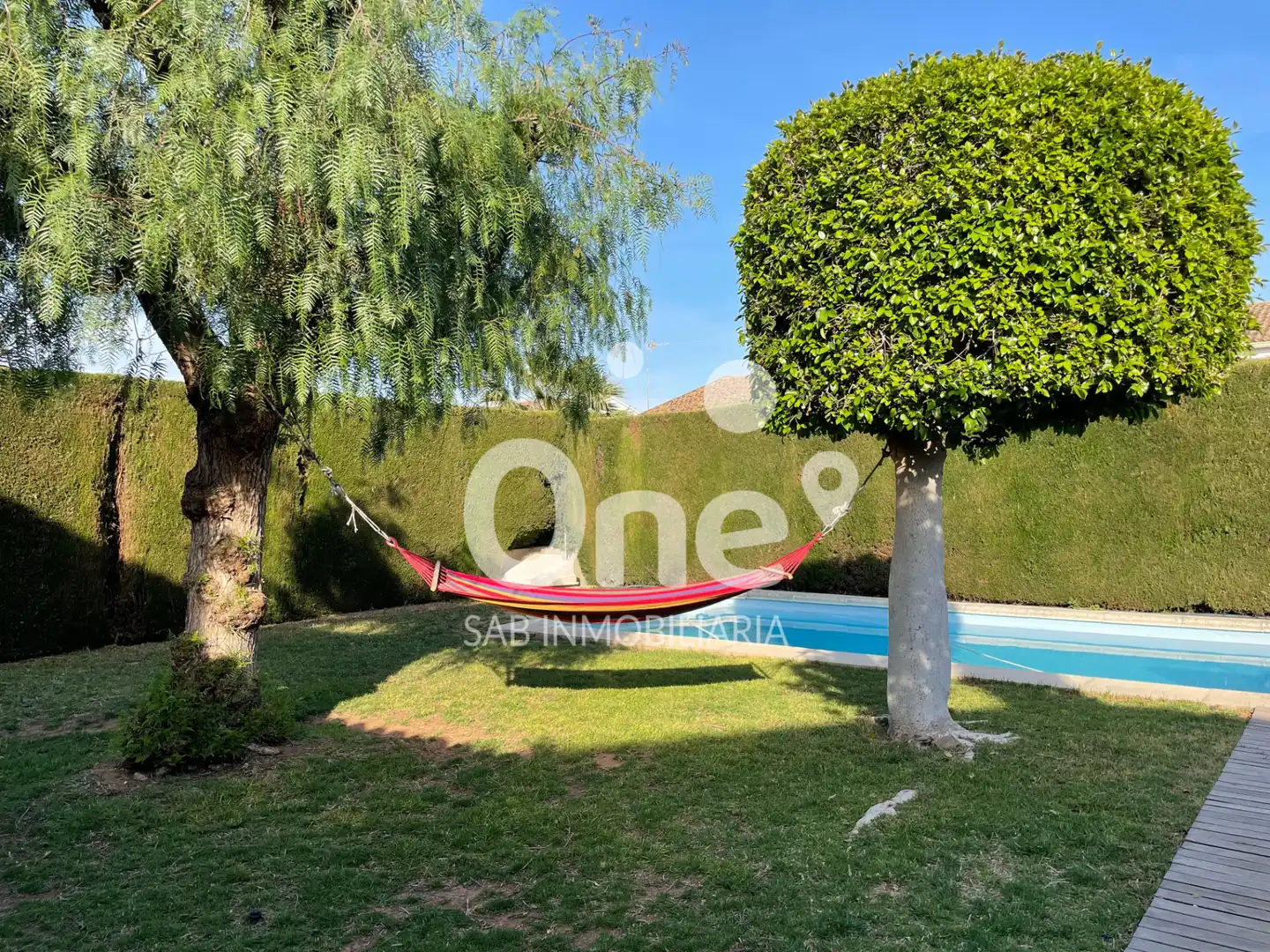 Jardí de Casa o xalet de lloguer en San Antonio de Benagéber amb Calefacció, Jardí privat i Parquet
