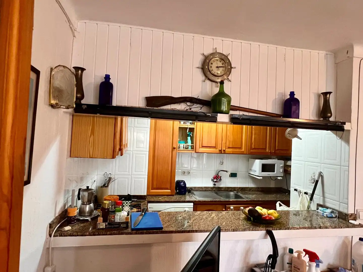 Cocina de Apartamento en venta en Alcúdia con Aire acondicionado, Jardín privado y Terraza