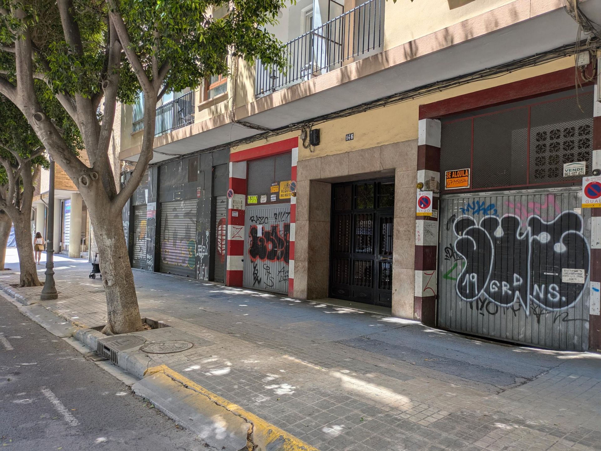 Vista exterior de Garatge en venda en  Valencia Capital