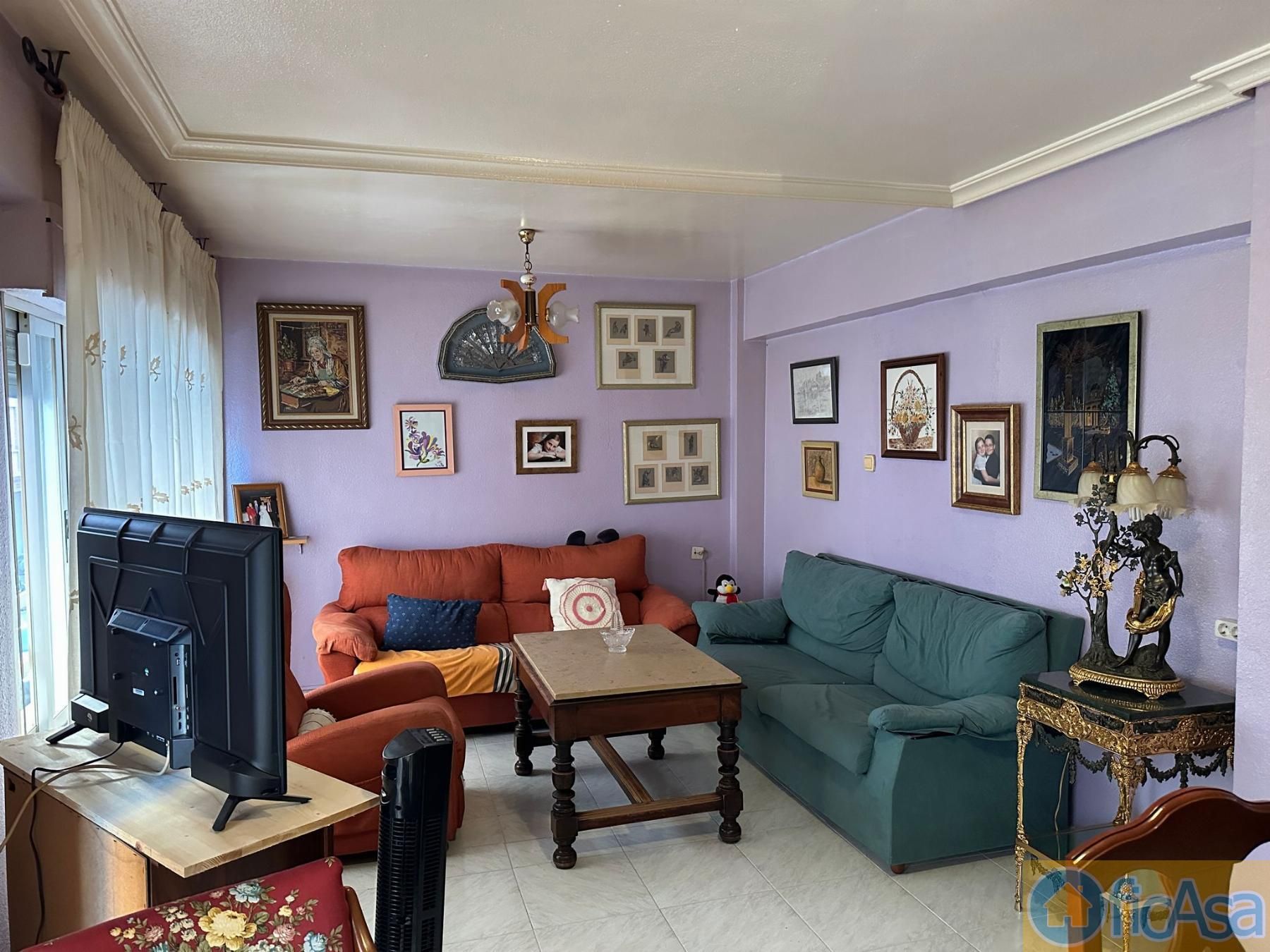 Living room of Flat for sale in Castellón de la Plana / Castelló de la Plana  with Air Conditioner, Terrace and Alarm