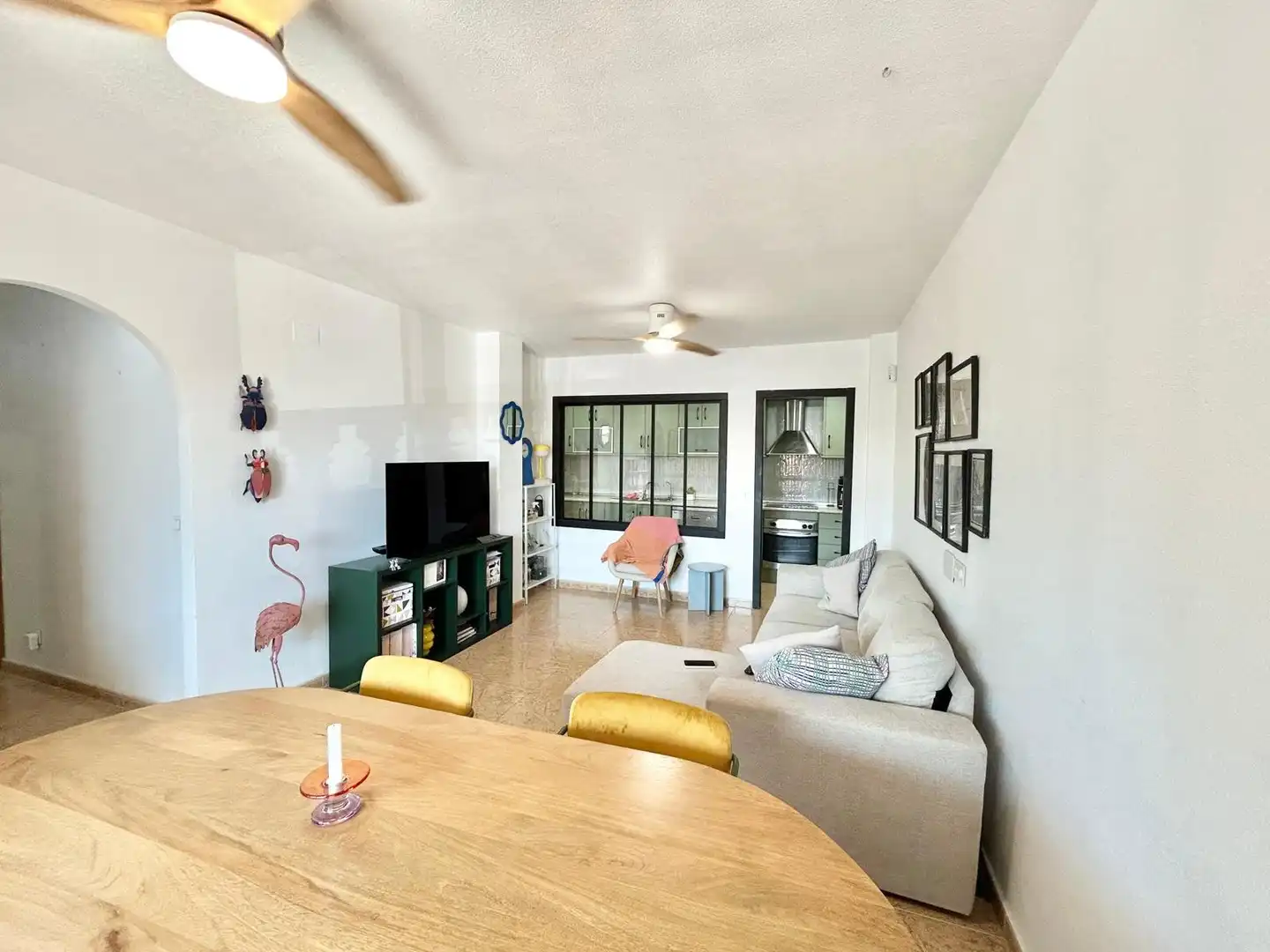 Living room of Ground floor for rent in San Fulgencio  with Air Conditioner, Swimming Pool and Furnished