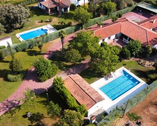 Swimming pool of House or chalet for sale in San Román de los Montes  with Air Conditioner, Heating and Private garden