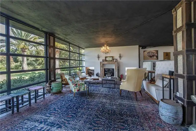 Sala de estar de Finca rústica en venta en  Palma de Mallorca con Aire acondicionado, Jardín privado y Parquet