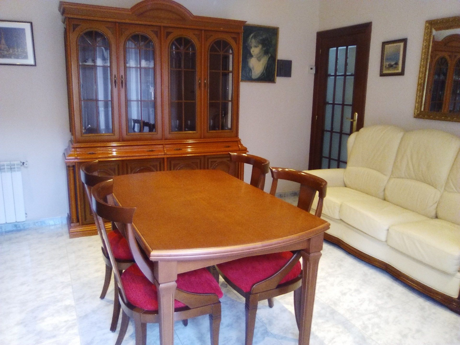Dining room of Flat for sale in Cerdanyola del Vallès  with Heating, Furnished and Balcony