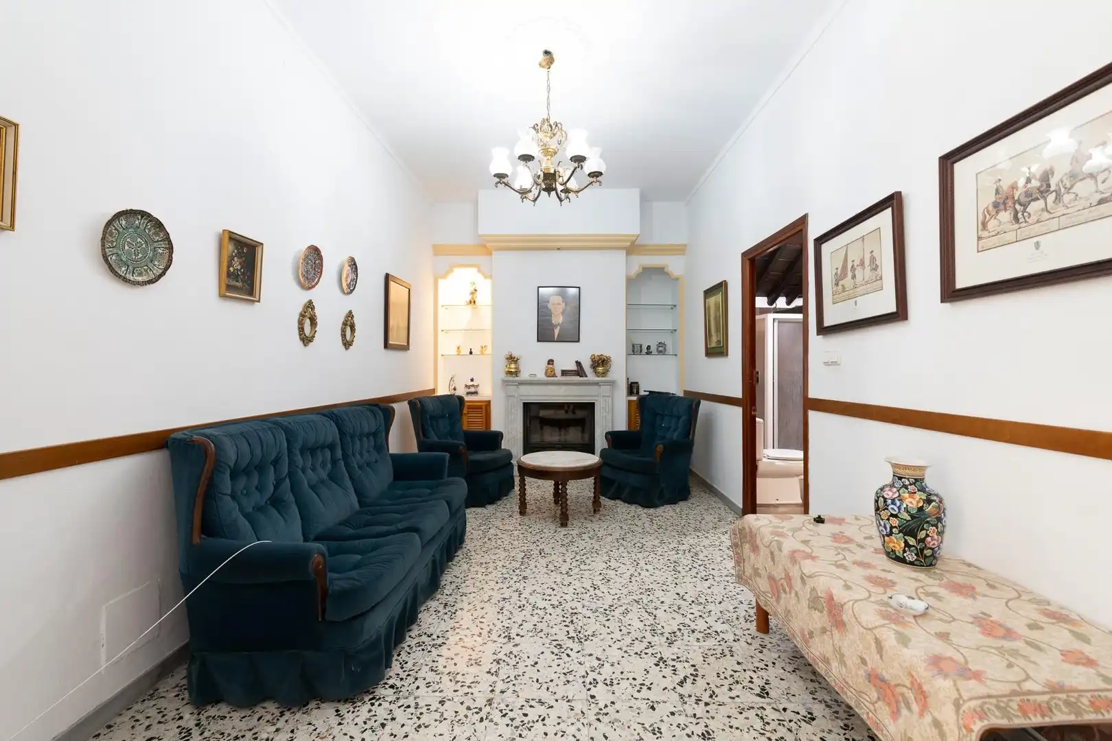 Living room of Houses for sale in Coín  with Terrace, Furnished and Balcony
