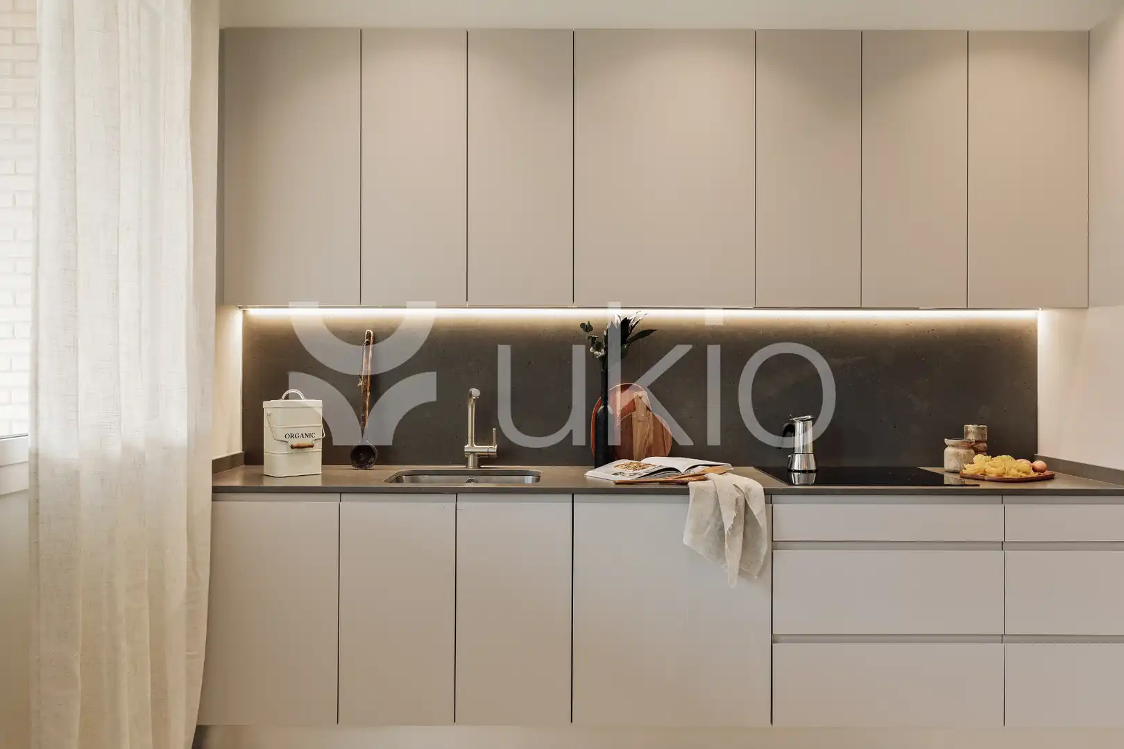 Kitchen of Apartments for rent in Barcelona  with Air Conditioner, Heating and Furnished
