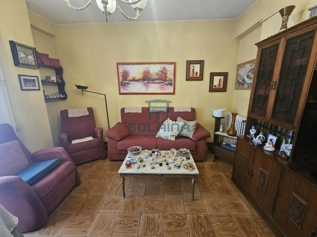 Living room of Flat for sale in Ourense Capital   with Heating and Balcony