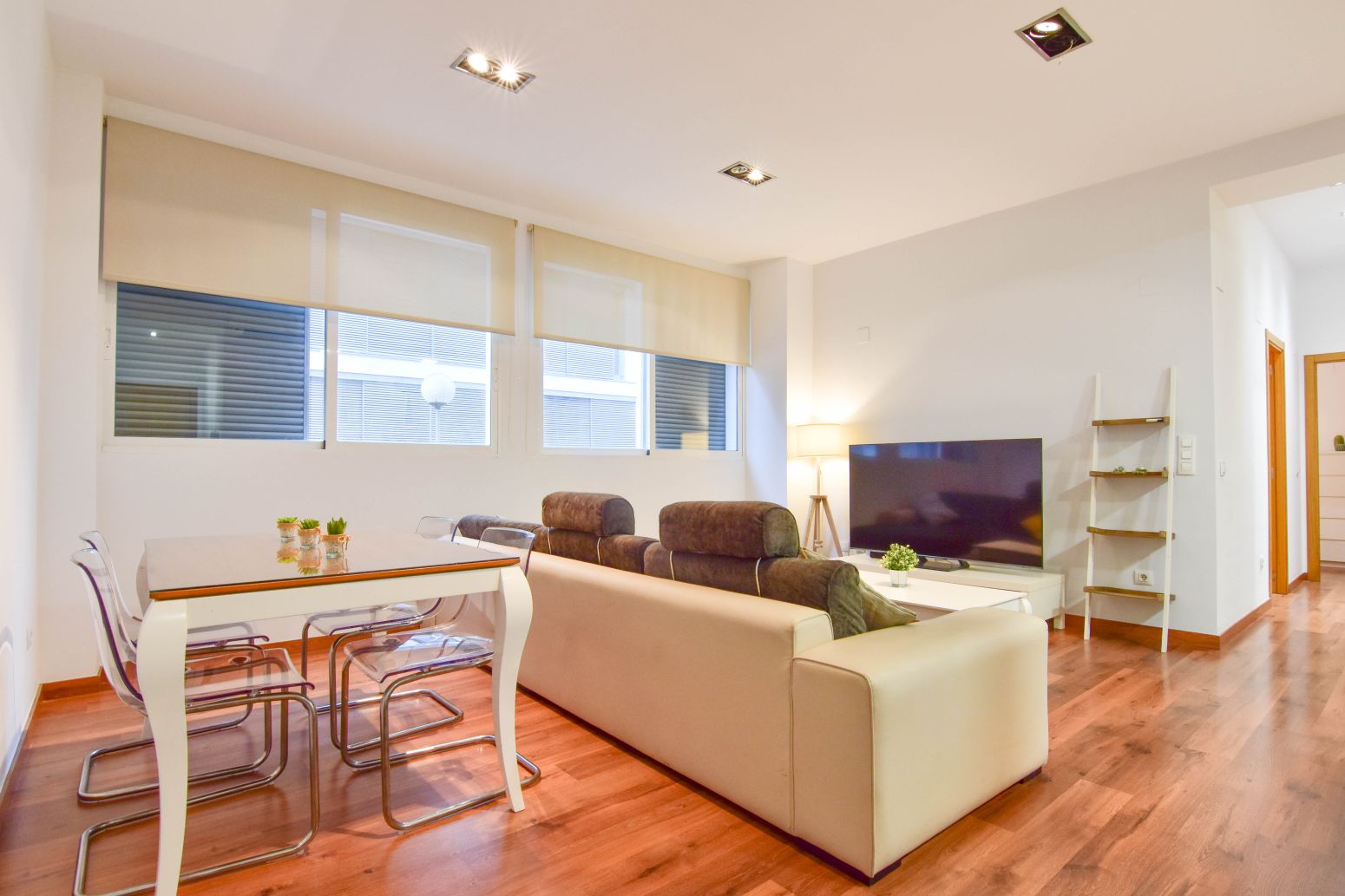 Sala de estar de Piso en venta en Museros con Aire acondicionado, Calefacción y Parquet
