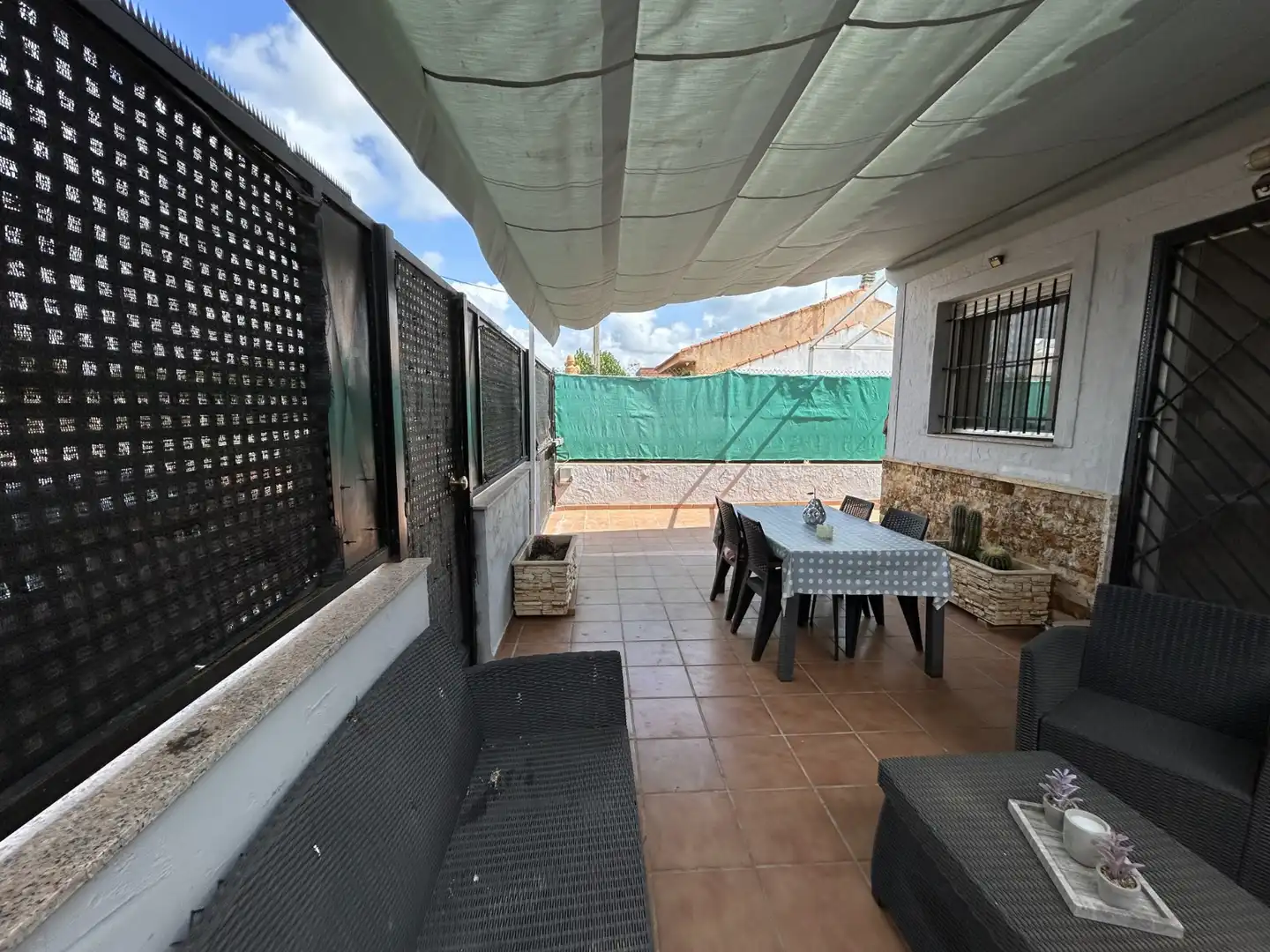 Terrassa de Casa o xalet en venda en Cartagena amb Aire condicionat, Jardí privat i Terrassa