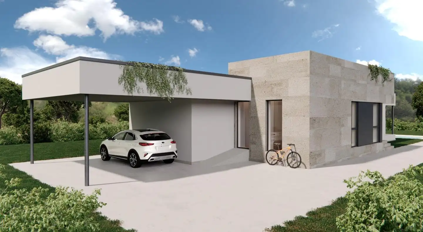 Exterior view of Houses for sale in Ourense Capital   with Private garden, Terrace and Swimming Pool
