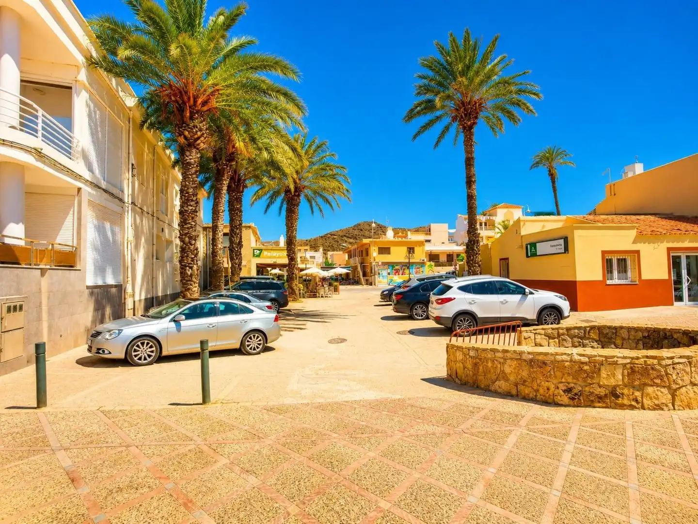 Parkplatz von Wohnung zum Verkauf in Cuevas del Almanzora mit Privatgarten, Terrasse und Abstellraum