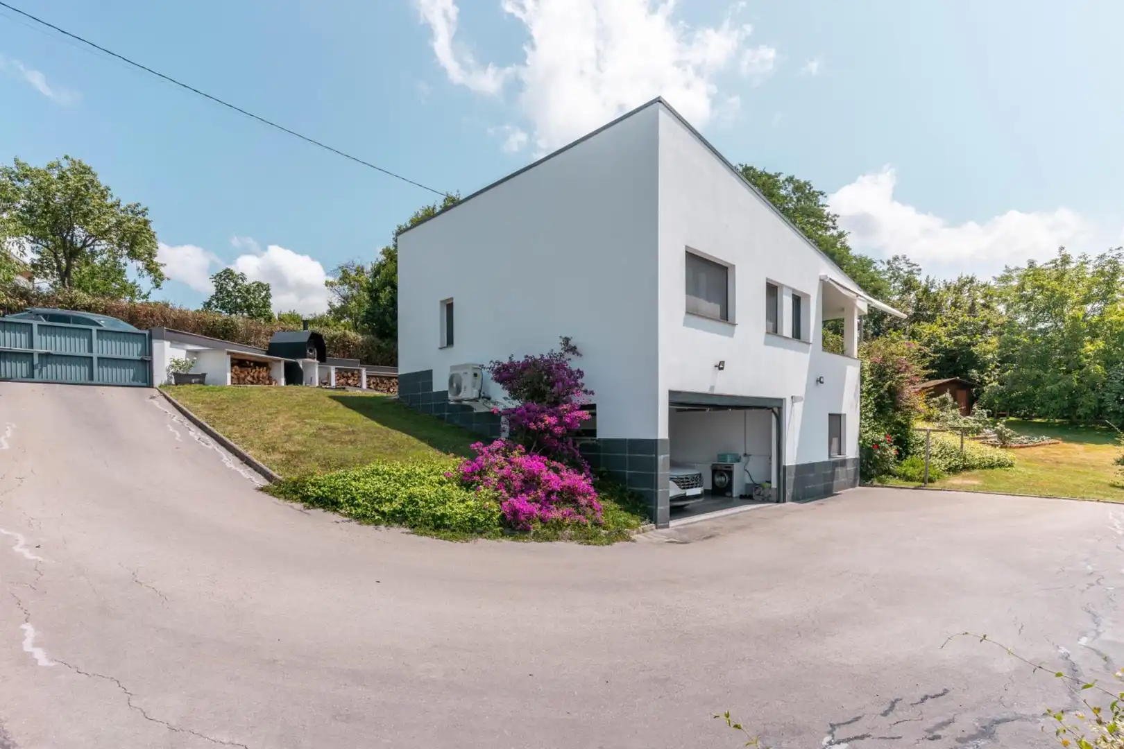 Vista exterior de Casa o chalet en venta en Siero con Calefacción, Jardín privado y Terraza