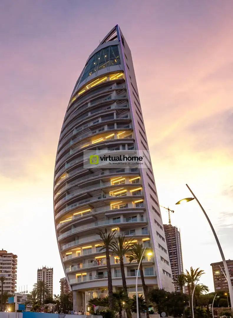 Exterior view of Apartments for sale in Benidorm  with Air Conditioner, Private garden and Terrace