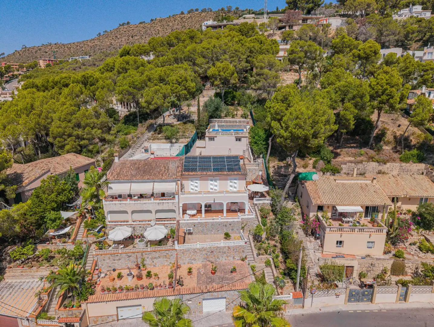 Vista exterior de Casa adosada en venda en Andratx amb Aire condicionat, Calefacció i Jardí privat